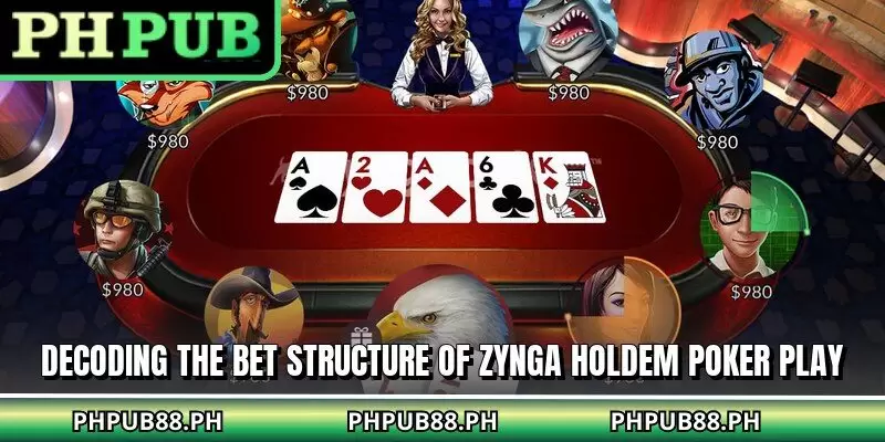 Decoding the bet structure of Zynga holdem poker play