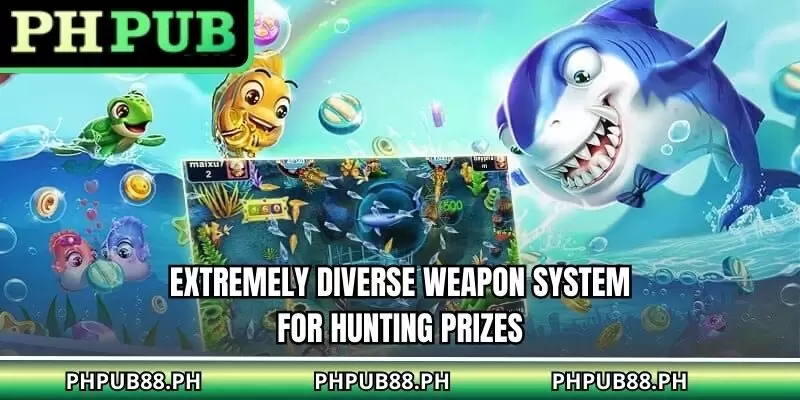 Extremely diverse weapon system for hunting prizes