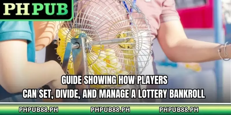 Guide showing how players can set, divide, and manage a lottery bankroll