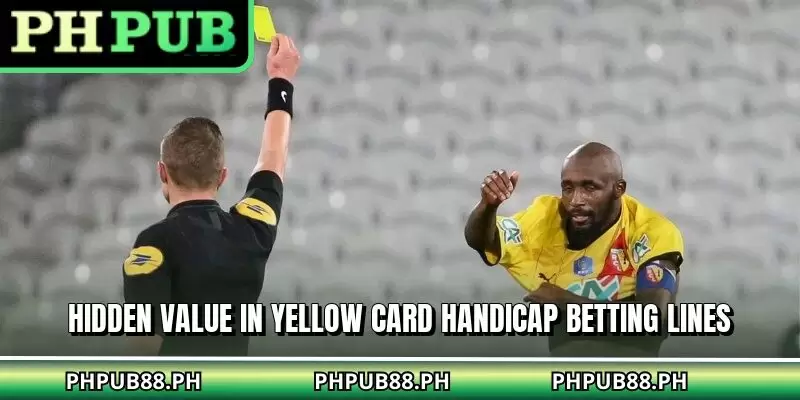 Hidden value in yellow card handicap betting lines