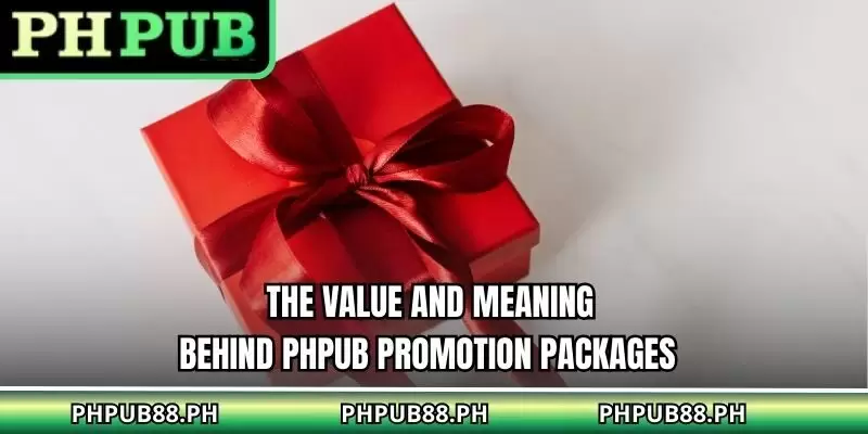 The value and meaning behind PHPUB Promotion packages