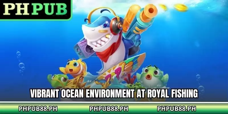 Vibrant ocean environment at Royal Fishing