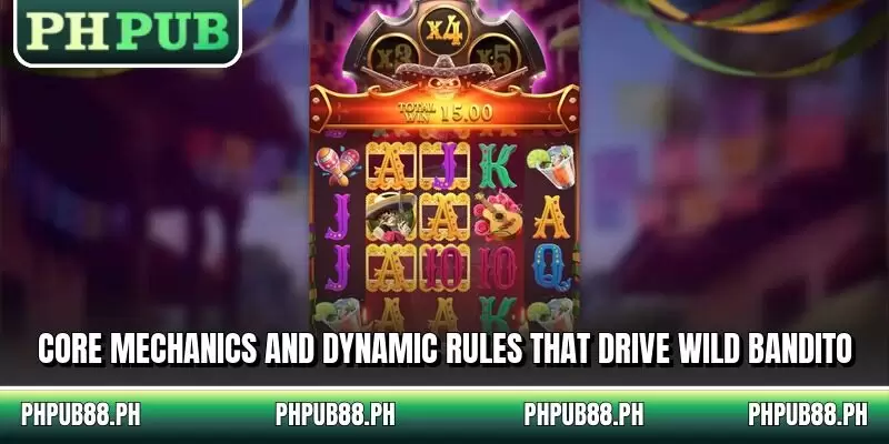 Core mechanics and dynamic rules that drive Wild Bandito