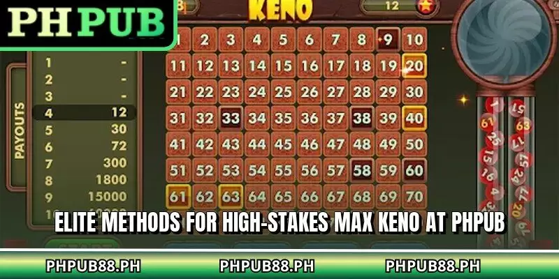 Elite methods for high-stakes Max Keno at PHPUB