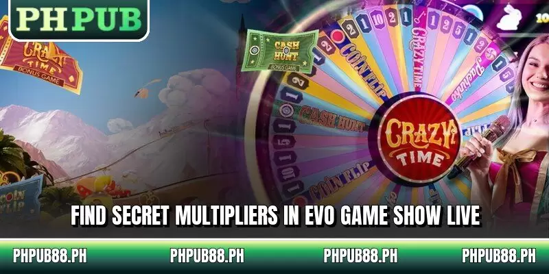 Find secret multipliers in EVO Game Show Live