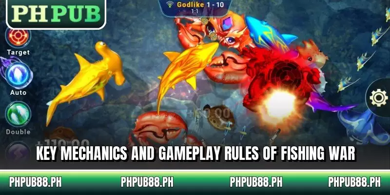 Key mechanics and gameplay rules of Fishing War