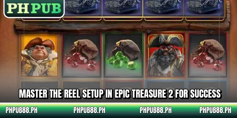 Master the reel setup in Epic Treasure 2 for success