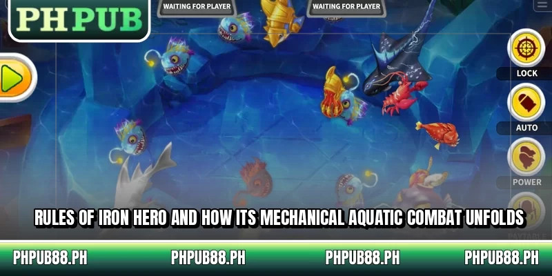 Rules of Iron Hero and how its mechanical aquatic combat unfolds